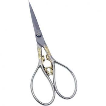 Vintage Floral Stainless Steel Sewing Shears