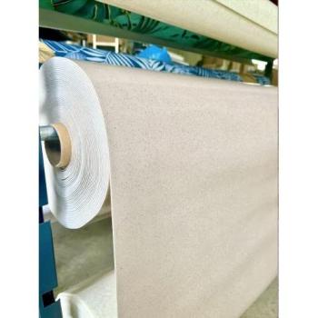 Sous-nappe en bulgommé à motifs de paillettes, 180x140 cm, couleur taupe