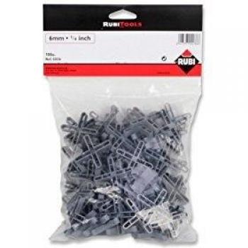 6mm Tile Spacers for Floor Joints 100 pcs