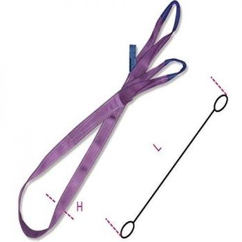 Fascia di Sollevamento Beta 81500010, Capacità 1 Tonnellata, Viola, Certificazione EN1492-1, Spessore 1 mm