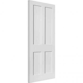 JB Kind Rushmore Victorian Style Primed 4 Panel Shaker White FD30 Door 1981 x 838 x 44 mm