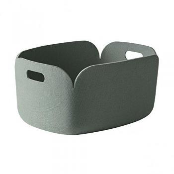 Muuto Panier de rangement Restore vert cendré