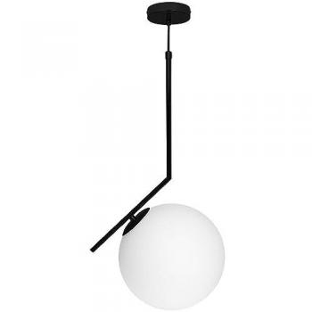 Interlusa - Colgante Aimee 1xE27 Al.Reg.xD.44cm Negro