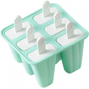 Silicone Ice Molds 6 Pack BPA Free Popsicle Maker