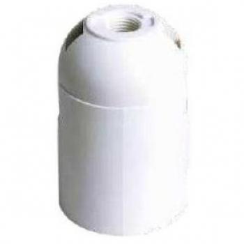 GSC 101530004 | Portalámparas termoplástico liso E27 Blanco