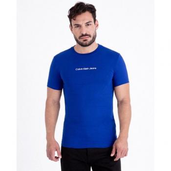 Camiseta Hombre Calvin Klein Jeans Manga Corta Logo Contraste