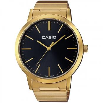 Unisex Casio LTP‑E118G – Edelstahl-Analoguhr mit Quarzkraft