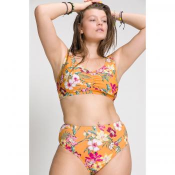 Studio Untold Bikinislip Bikini Slip High Waist Tropical Print