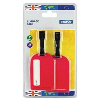 Status Travel Luggage Tags 10x2 Pack of 20 SLUGGAGETAG2PK10 STS8616