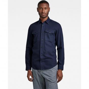 G-Star Raw Camisa Ajustada Marine para Hombre