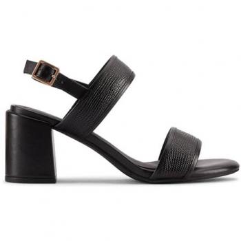 Clarks Ezoria Sling sandalias de cuero negro