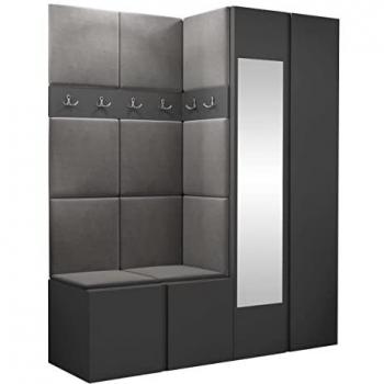 Set Corridore Hartford 278 – Specchio Arazzo 186x158x46 cm