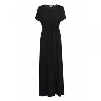 Maxikleid B.YOUNG BYMmmjoella – 100 % Viskose, schwarze Damen-Option