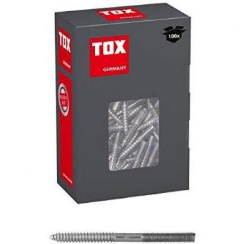 Caja de 100 espárragos st-rg (m8x100) tox 09510154