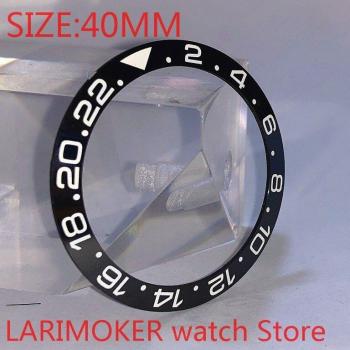 BLIGER 40mm Black Rotating Bezel for 43mm Men's Watch