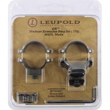 Leupold Quick Release Extension Rings – 1 Medium, Matte Black