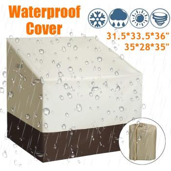 210D Waterproof Silver Oxford Cloth Patio Furniture Cover