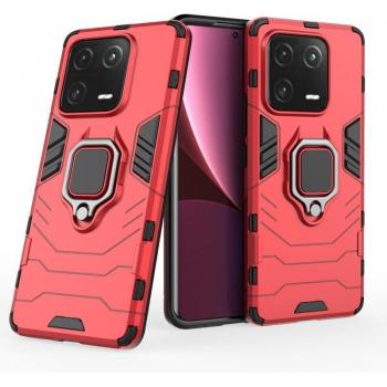 Carcasa Magnética con Anillo para Xiaomi Mi 13 Pro 5G Rojo