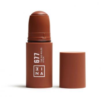 3INA The No-Rules Stick Multifunktionaler Stift für Augen, Lippen und Wangen Farbton 677 - Medium neutral brown 5 g