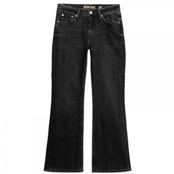 Jean slim évasé femme en coton bio Superdry