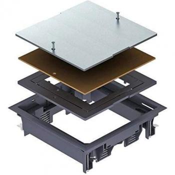 Inserto per prese da pavimento OBO Bettermann ZES4-2 U10T 9011 nero