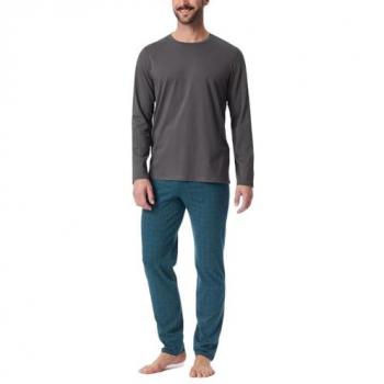 Schiesser Herren Pyjama Casual Essentials 1er-Pack
