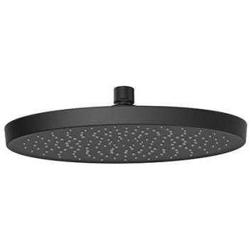 Nola Douche Monojet 250 mm – Pomme noire mat ABS avec kit économie d’eau