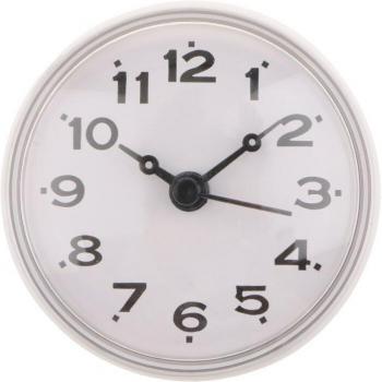 Waterproof Mini Clock for Shower and Mirror