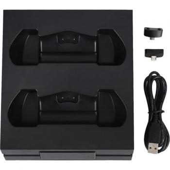 Estación de carga rápida para mando PS4 con indicador luminoso