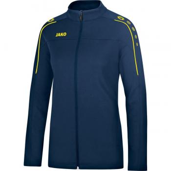 Giacca Jako donna leisure blu/citro 46