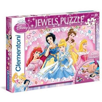 Puzzle 104 piezas Princesas Disney joyas Disney