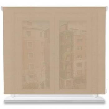 Estor enrollable pantalla blanca básica 5% 80x150 cm