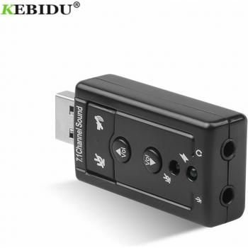 USB External Sound Card with 3D Audio