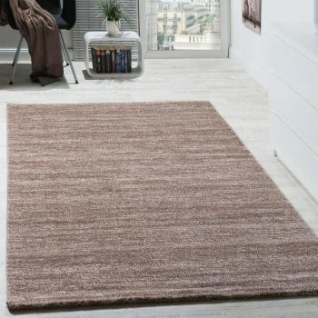 Tapis Design Élégant Poils Courts Beige 120x170 cm