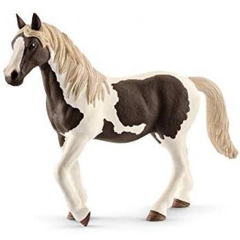 SCHLEICH Farm World Pinto Mare Toy Figure - Black