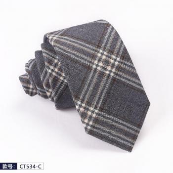 Corbata de algodón estrecha para boda