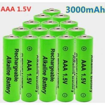 20PCS 1.5V AAA 3000mAh Rechargeable Alkaline Batteries