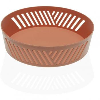 Frutero Versa Terracota Polipropileno (24,5 x 6,5 x 24,5 cm)