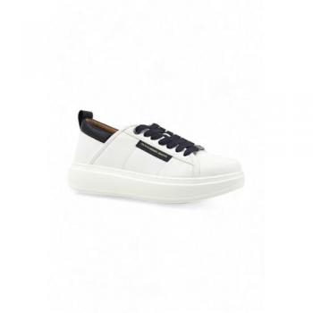 Scarpe Uomo Alexander Smith Sneakers Eco-Wembley Blu e Bianco