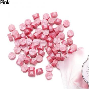 100x Wax Seal Colored Wax Beads for Scapbooking and Sealing Stamp