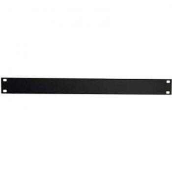 Panel sólido WP 1U metálico negro