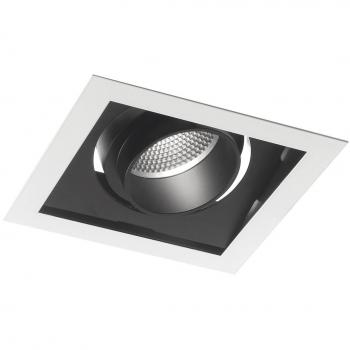 Incasso LED APOLLO Antiriflesso Nero 30W Luce Calda