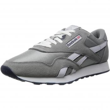 Reebok Classic Nylon - Zapatillas para hombre, Gris (Platinum/Jet Blue), 47