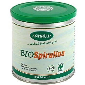Bio Spirulina aus nachhaltiger Aquakultur Tabletten, 1000 St