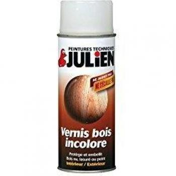 Aérosol vernis à bois JULIEN brillant incolore 400ml