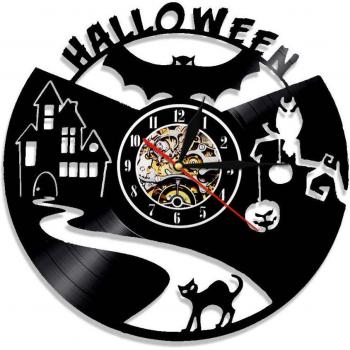Horloge murale créative d'Halloween avec télécommande