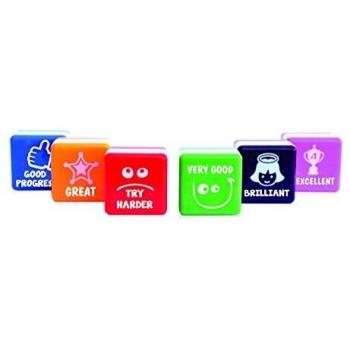 Set de 6 Sellos de Motivación en Inglés