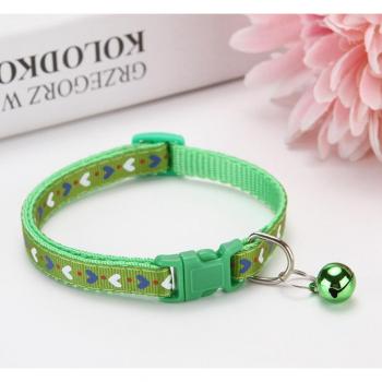 Collier ajustable pour chat avec cloche