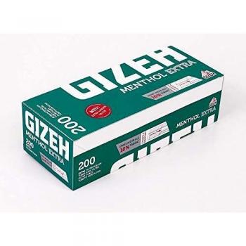 GIZEH Menthol Extra 200 Filterhülsen - Einzelbox (200 Hülsen)