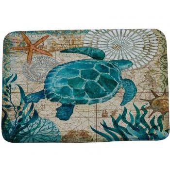 Marine Style Sea Turtle Anti-Slip Doormat